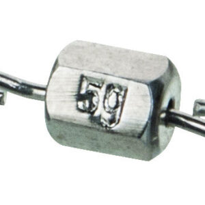 Weights Hooked Non Rolling Brass - Spare, 5 g