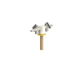 Drop Lever Gas Tap - Two way 180 degrees - Bench Mounted