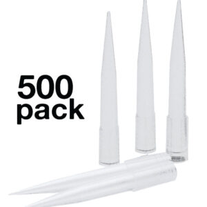 500PK Micropipette Tips, 200-1000µl Capacity - Non-Sterile, Autoclavable - Eisco Labs