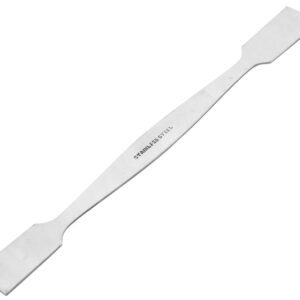 Dual End Spatula 7.9" - Stainless Steel Polished - Flat Blades