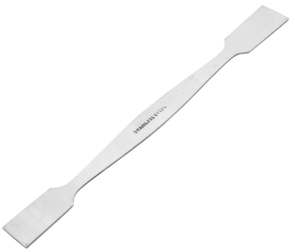Dual End Spatula 7.9" - Stainless Steel Polished - Flat Blades