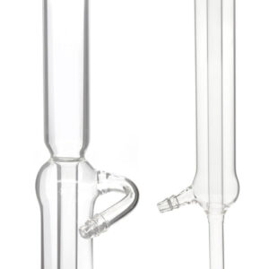 Liebig Condenser, 400mm - Inner Integral Tube and 2 Side Arms - Borosilicate Glass - Eisco Labs