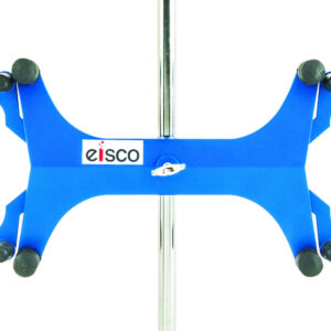 Eisco Labs Burette/Tube Clamp, Double, High Strength Alloy - Spring Loaded Jaws - 7/8" Width Capacity, Max 16mm Dia. Rod