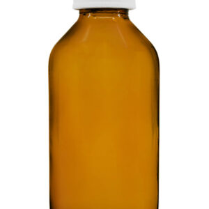 Reagent Bottle, 100ml - Amber Colored Soda Glass