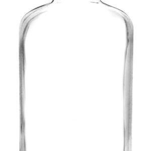 McCartney Bottle, 100ml, with Aluminum Screw Cap, and Rubber Liner - Narrow Mouth - 5.25" tall - Eisco Labs
