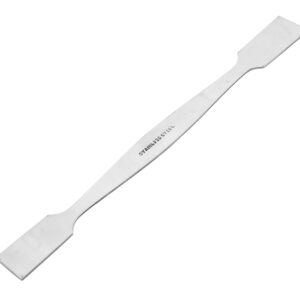 Dual End Spatula, 4.9" - Stainless Steel, Polished - Flat Blades