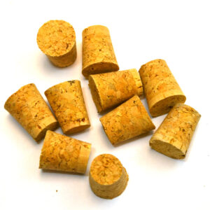 Eisco Labs Cork Stopper - Bark, size no. 7, bottom 15mm, top 21mm, length 25mm, pk of 10