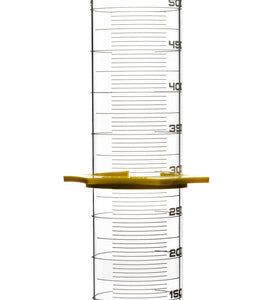Measuring Cylinder, 500ml - Class A, ASTM ±2.00ml Tolerance - White Graduations, Hexagonal Base - Borosilicate Glass - Eisco Labs