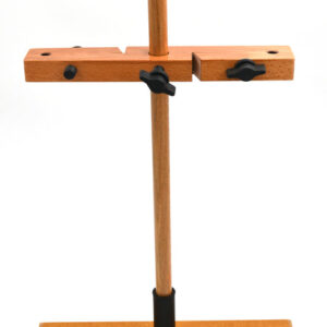 Burette Stand - Double made of seasoned hardwood