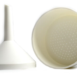 Buchner Funnel, 9cm - Polypropylene, 2 Parts - Designed for 11-12.5cm Filter Paper - Stem Length, 6.5cm - Lightweight, Autoclavable - Eisco Labs