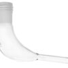 Adapter Receiver - Screw Thread - 4" (100mm)  Long - 24/29 Joint - Borosilicate Glass - Eisco Labs