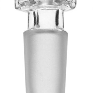 Hollow Stopper, Hexagonal - 10/19 Cone - Round End - Borosilicate Glass - Eisco Labs