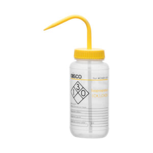 Performance Plastic Wash Bottle, Isopropanol, 500 ml - Labeled (2 Color)