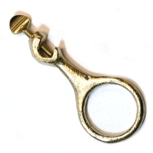 Eisco Labs 2.125" diameter Cast Iron Closed Ring Clamp with Boss Head