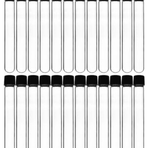 Culture Tube with Screw Cap, 25mL, 24/PK - 18x150mm - Round Bottom - Borosilicate Glass