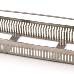 Staining Rack 50 Slides Aluminum with Handles - Eisco Labs