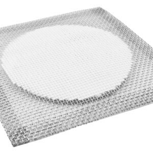 Iron Wire Gauze Square, 6 Inch - With 4 Inch Ceramic Center - 100% Free of Harmful Chemicals, Asbestos Free - Eisco Labs