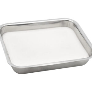 Dissection Tray, with Wax Liner - 10" x 8" - High Quality Stainless Steel - Eisco Labs