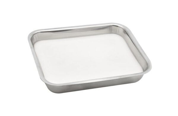 Dissection Tray, with Wax Liner - 10" x 8" - High Quality Stainless Steel - Eisco Labs