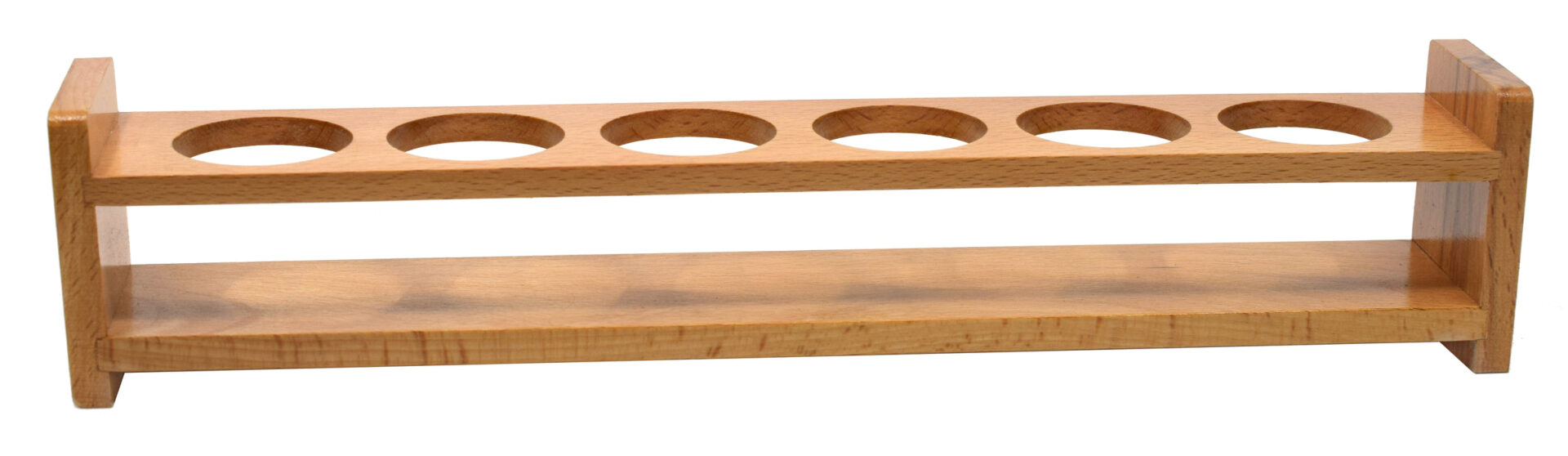 Wooden bottle stand - fits 6 bottles, up to 1.75