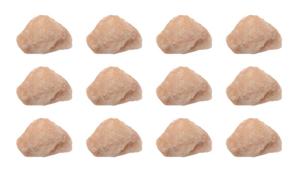 12PK Raw Halite Mineral Specimens, 1" - Geologist Selected Samples - Eisco Labs