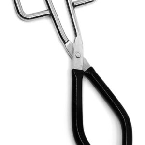 Small Beaker Tongs, 7.25" - With Rubber Tips - Metal Body - Eisco Labs