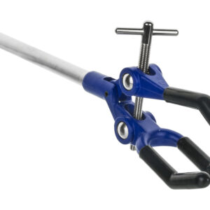 3 Finger Extension Clamp on Stainless Steel Rod - 3.4" Max Opening