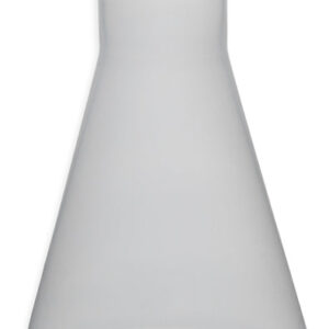 Conical Flask 500ml - Translucent Polypropylene - With Screw Cap