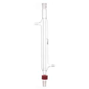 Liebig Condenser, 200mm, 14/22 Socket/Cone Size, Interchangeable Screw Thread Joint, Borosilicate Glass - Eisco Labs