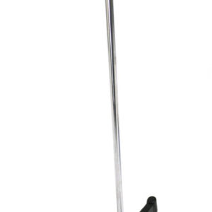 Triangular Tripod Retort Base & Rod Set - 9"x9" Base, 24" Rod -  Heavy Duty, Corrosion Resistant Steel - 12mm Diameter Rod - Eisco Labs
