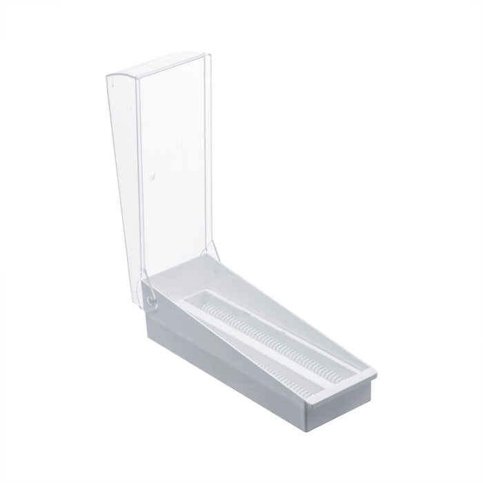 Slide Storage Rack - for 100 slides - With Transparent Cover