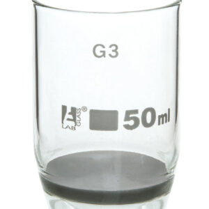 Gooch Crucible, 50ml - Sintered Disc, G-3 Porosity - Borosilicate Glass - Eisco Labs