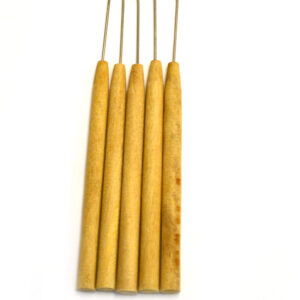 Curved Dissection Needle Hardwood Handle - Pack of 5 - Eisco Labs
