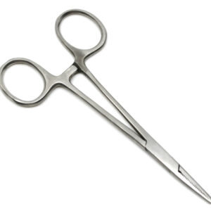 Artery Forceps, Straight with Serrated Jaws and Box Joint, Stainless Steel - Eisco Labs