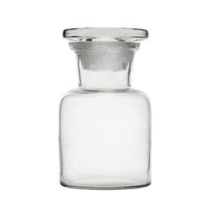 Reagent Bottle 30ml - Wide Neck - Glass Stopper - Soda Glass