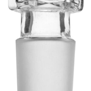 Hollow Stopper, Hexagonal - 24/29 Cone - Flat End - Borosilicate Glass (Discontinued)