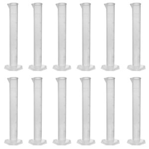 Polypropylene Graduated Cylinder Octagonal Base 50ml (Pack of 12)