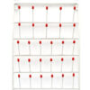 28 Peg Wall Mounted Laboratory Draining Rack - Eisco Labs