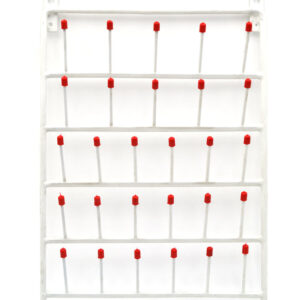 28 Peg Wall Mounted Laboratory Draining Rack - Eisco Labs