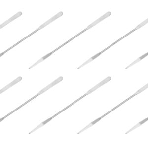 10PK Semi-Micro Spatulas, 7.9" - Stainless Steel - Dual Blade