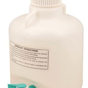Carboy Bottle with Stopcock, 10 Liter Capacity - Polypropylene - With 2 Handles