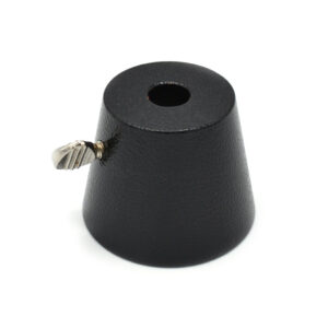 Stump Base - 2.3" Base - Heavy Duty Cast Iron Black - Eisco Labs