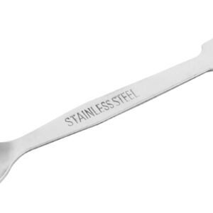 Scoop with Spatula 7.9" - Stainless Steel Polished