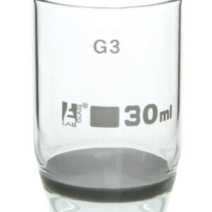 Gooch Crucible, 30ml - Sintered Disc, G-3 Porosity - Borosilicate Glass - Eisco Labs