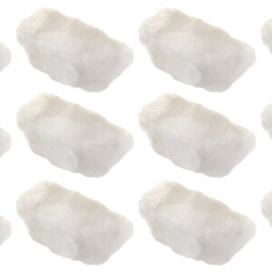 12PK Raw Milky Quartz Specimen, 1" - Geologist Selected Samples - Eisco Labs