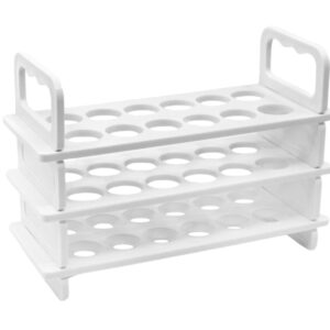 Test Tube Rack - 18mm x 12 Tube Capacity - Polypropylene Plastic