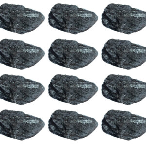 12PK Raw Hematite Rock Specimens, 1" - Geologist Selected Samples - Eisco Labs