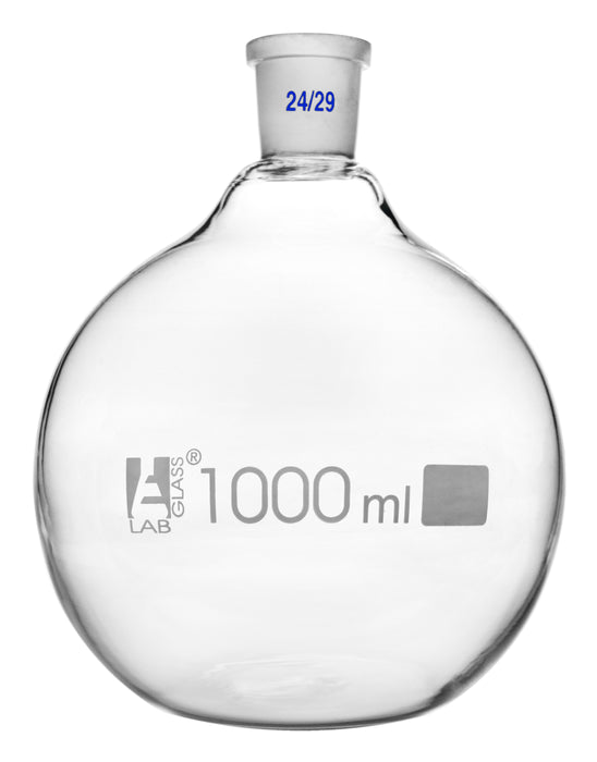 Florence boiling flask, 1000ML - 24/29 joint, interchangeable - borosilicate
