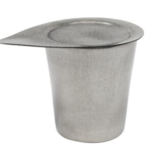 Crucible & Lid, 25ml - Nickel - Withstands Temperatures up to 1000??C - Eisco Labs