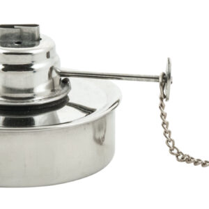 Eisco Labs Stainless Steel Spirit Lamp - 80mL